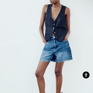 Zara Mom/Boyfriend Jean Shorts